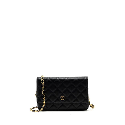 Chanel Classic Wallet On Chain Caviar Black GHW