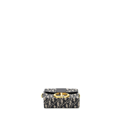Dior 30 Montaigne Box Blue Oblique Jacquard
