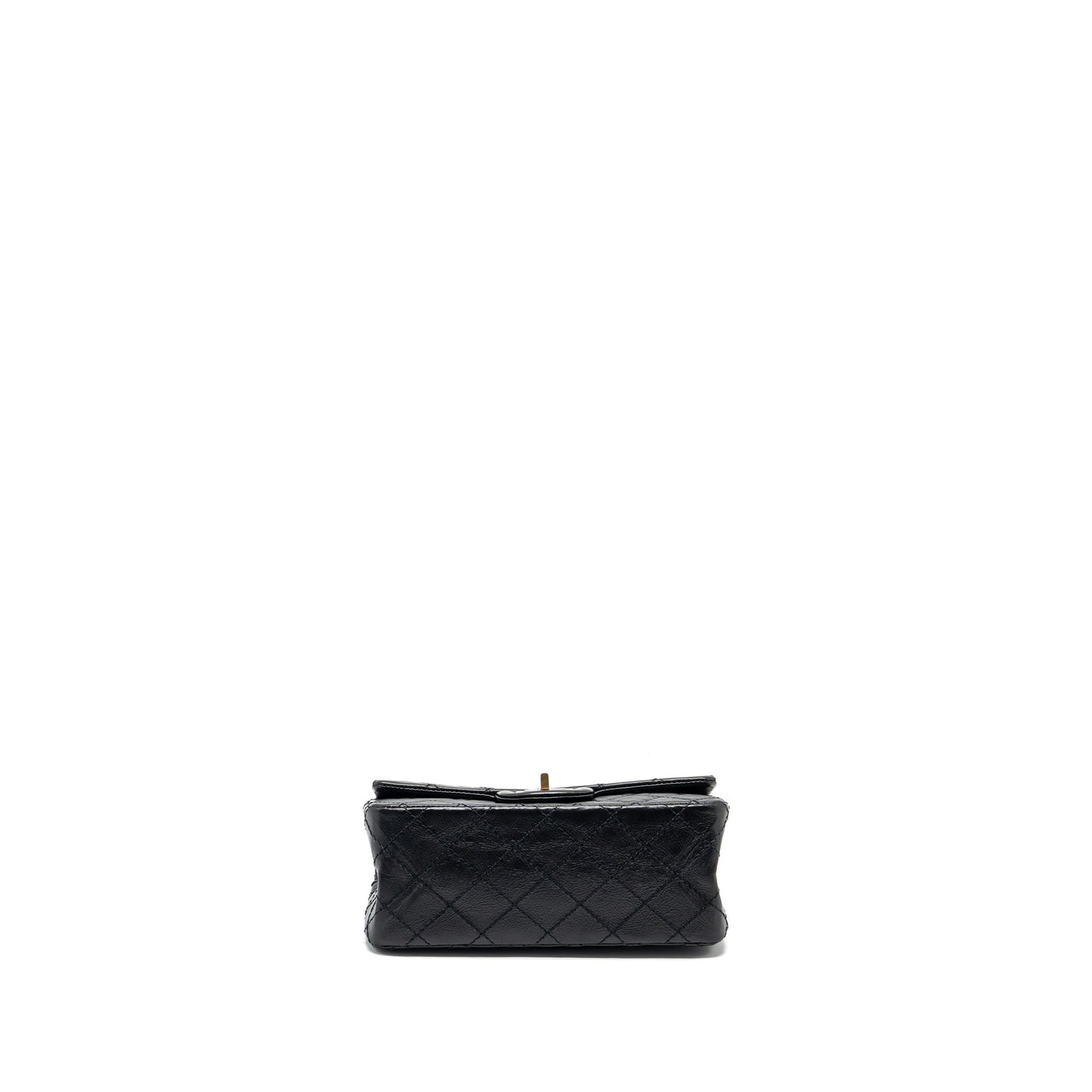 Chanel Mini 2.55 Reissue Flap Bag Aged Calfskin Black GHW