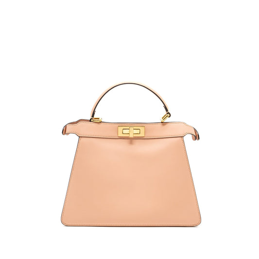 Fendi Mediume Peekaboo ISeeU tote lambskin light pink