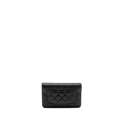 Chanel Coco Casino Wallet on Chain Caviar Black GHW (Microchip)
