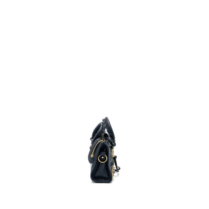 Balenciaga Nano City Purse Navy