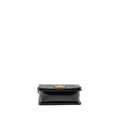 Chanel Small Boy Bag Calfskin Black GHW