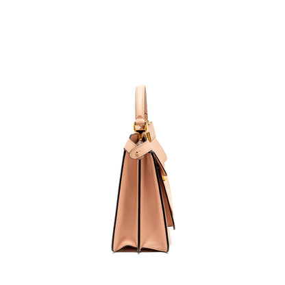 Fendi Mediume Peekaboo ISeeU tote lambskin light pink