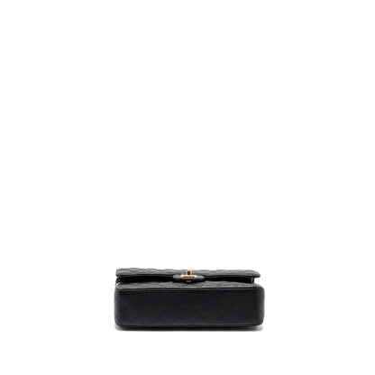 Chanel medium classic double flap bag Caviar black GHW (microchip)