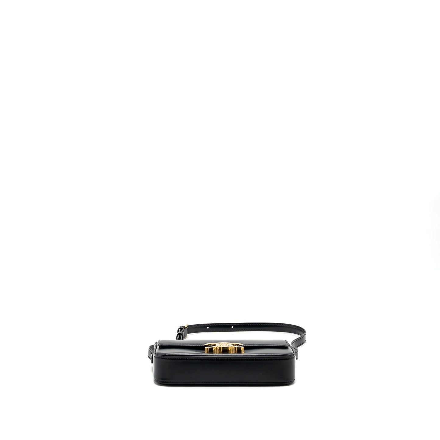 Celine Triomphe Mini Purse calfskin black