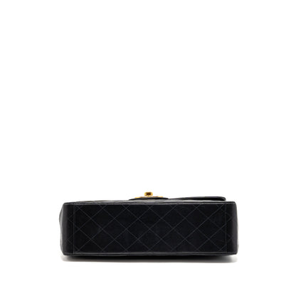 Chanel Vintage Classic Flap Jumbo Bag Calfskin Black GHW
