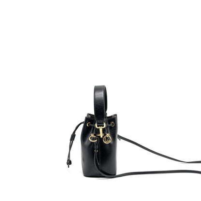 Fendi Mini Mon Tresor bucket Purse calfskin black