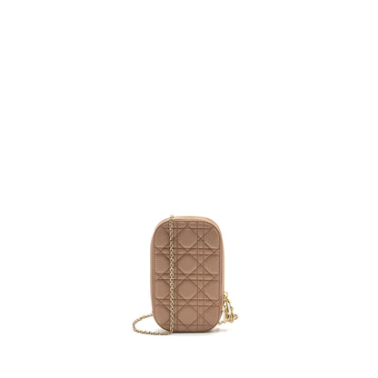 Dior Lady Dior Call'in Dior Phone Holder Lambskin dusty pink