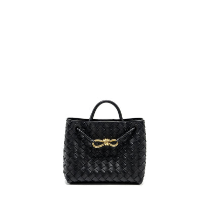 Bottega Veneta Small Andiamo Purse Lambskin Black