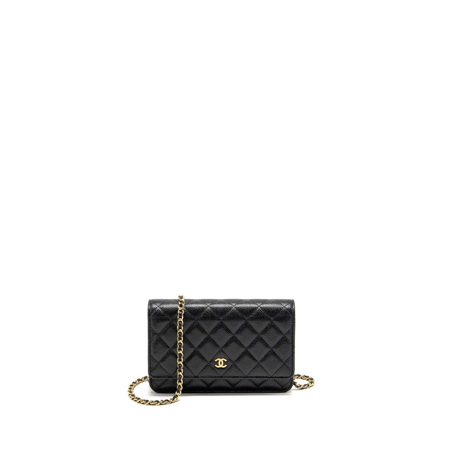 Chanel Classic Wallet on Chain Caviar Black GHW