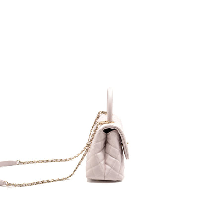 Chanel Small Coco handle caviar light pink LGHW