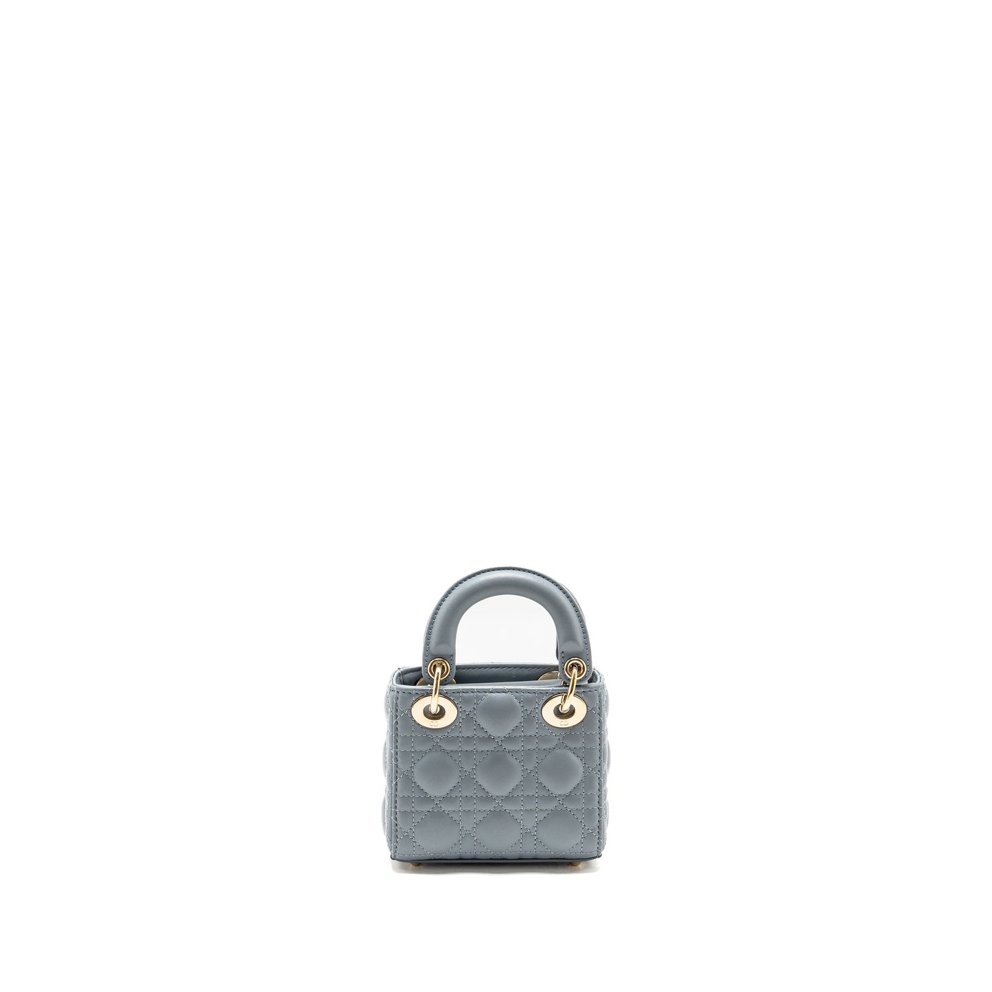 Dior Micro Lady Dior Lambskin Grey