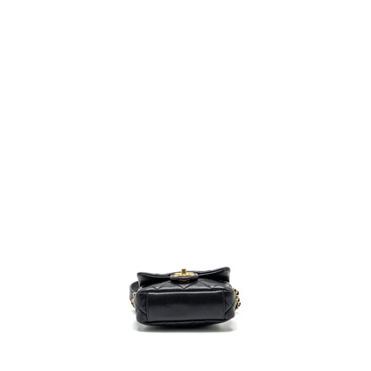 Chanel Mini Twist Your Button Flap Bag Caviar Black GHW (Microchip)