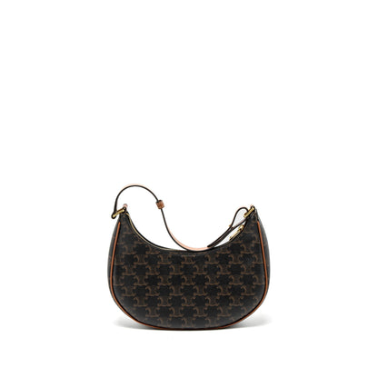 Celine Ava Purse Triomphe Canvas Tan