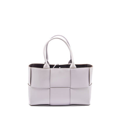 Bottega Veneta Small Arco Tote Purse Leather Light Purple