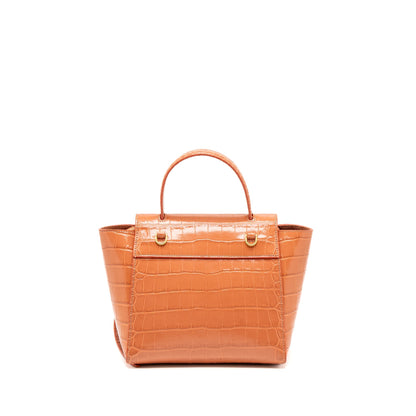 Celine Nano Belt Purse Crocodile-Embossed Calfskin Lychee