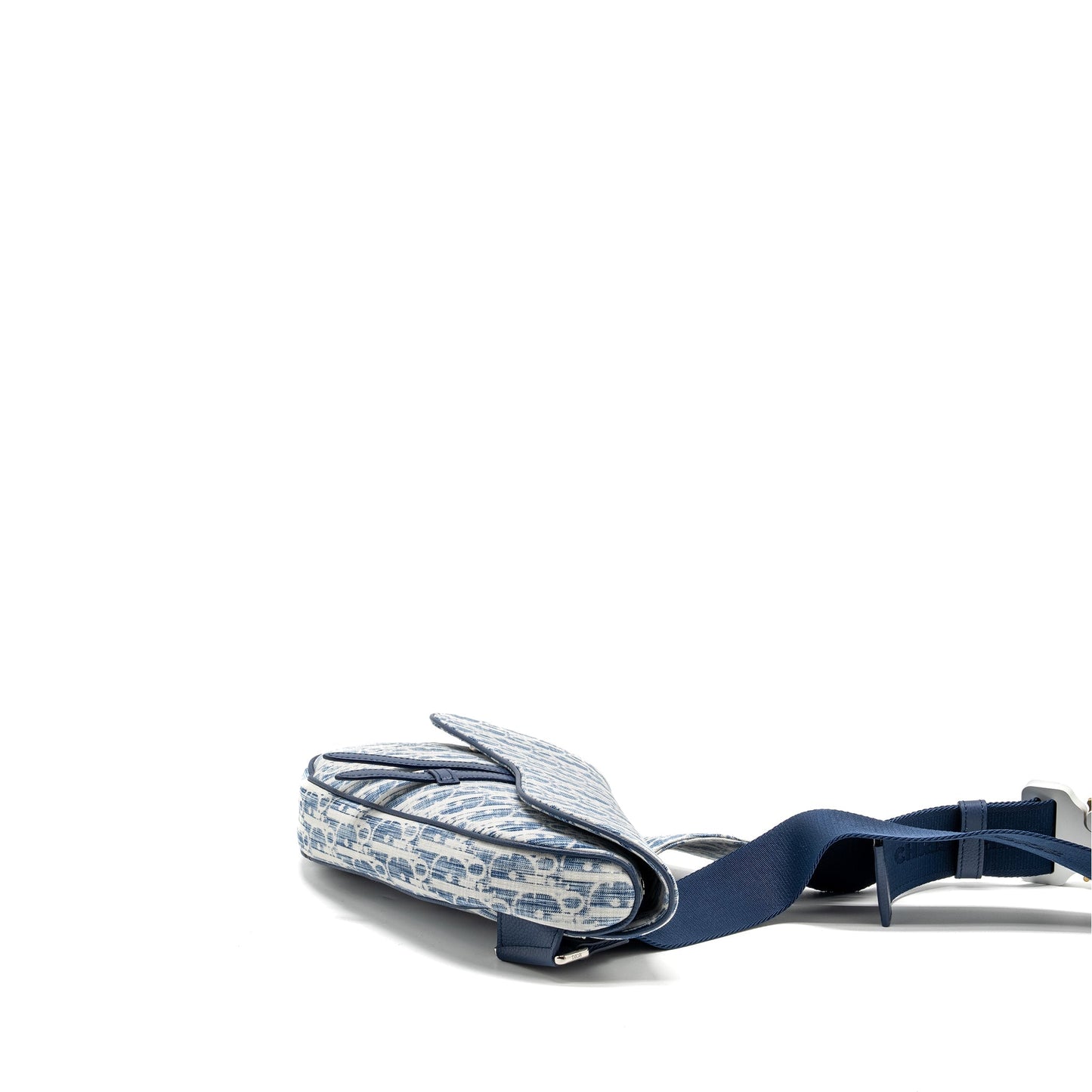 Dior Homme Saddle Purse Oblique Kasuri Blue/Multicolour