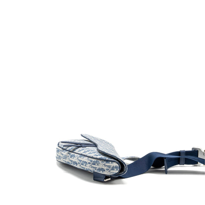 Dior Homme Saddle Purse Oblique Kasuri Blue/Multicolour