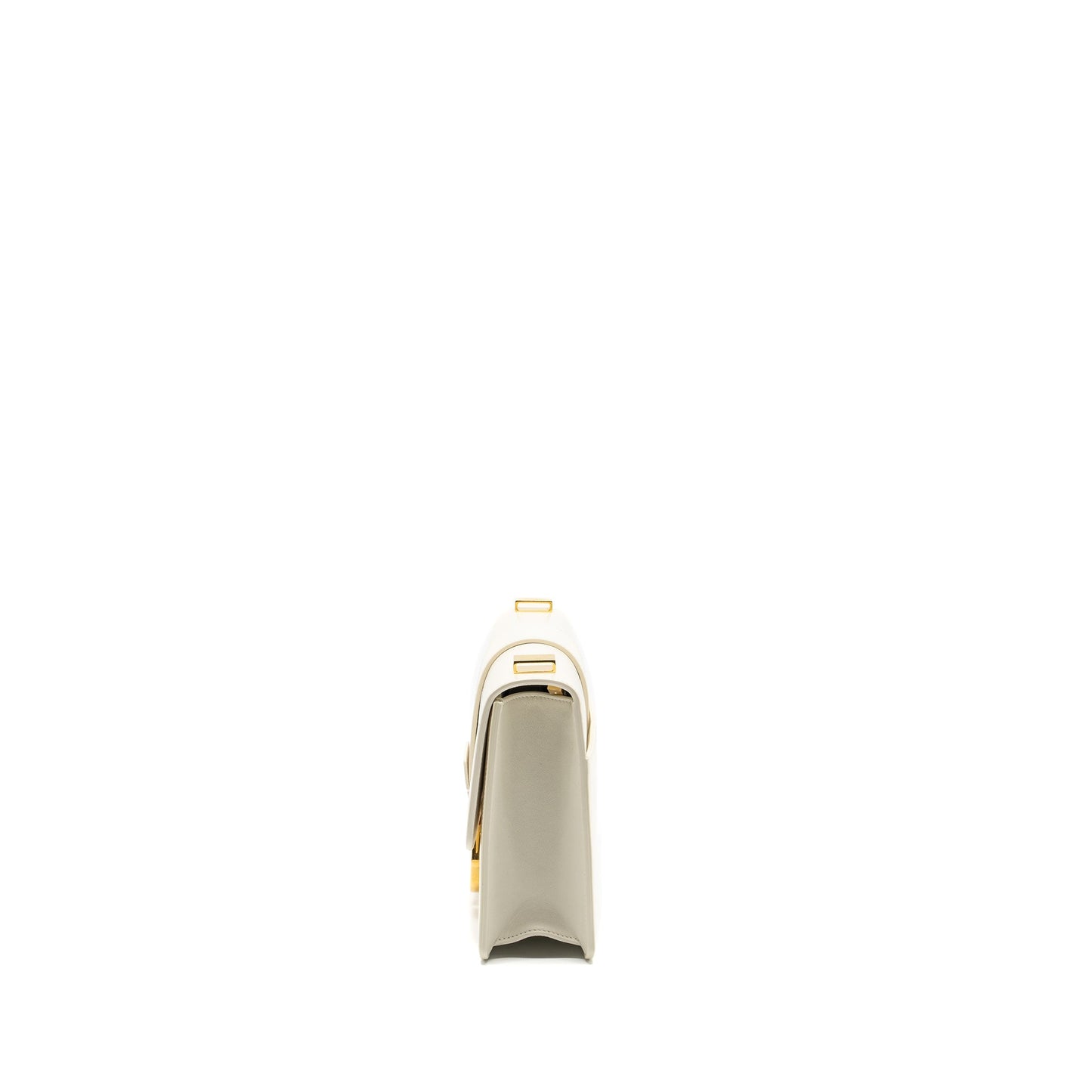 Dior 30 Montaigne Purse calfskin white