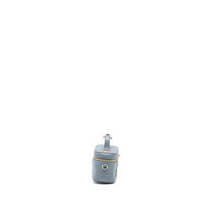 Dior Micro Lady Dior Vanity Case Lambskin Light Grey