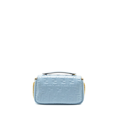 Fendi baguette chain midi Nappa light blue