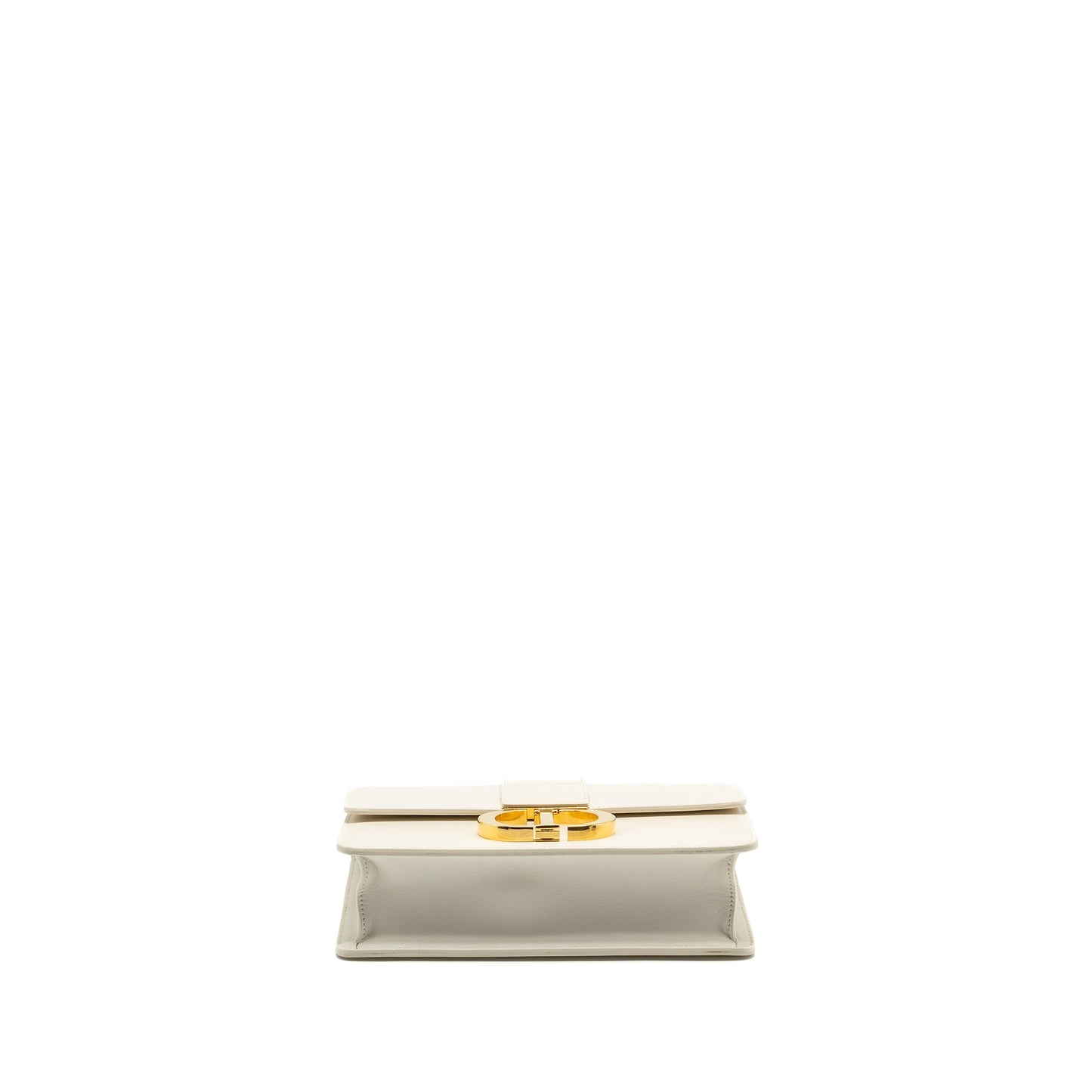 Dior 30 Montaigne Purse calfskin white