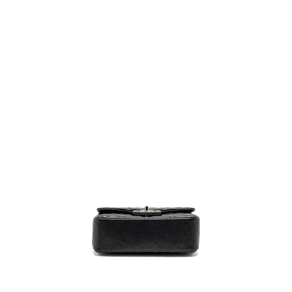 Chanel Mini Rectangular flap bag caviar black SHW