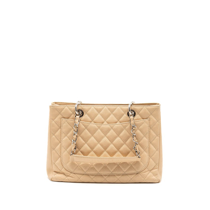 Chanel Grand Shopping Tote Caviar Beige SHW
