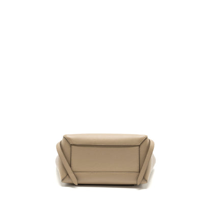 Celine Micro Belt Purse Grained Calfskin Beige