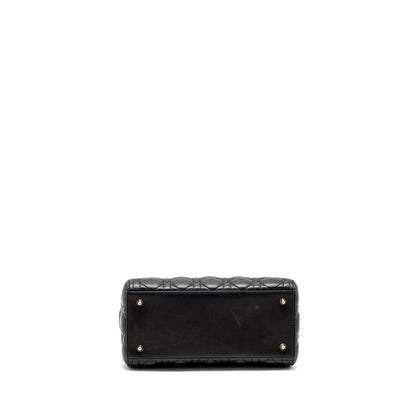 Dior Medium Lady Dior Lambskin Black