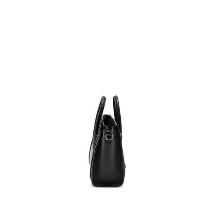 Celine Nano Luggage Purse Calfskin Black