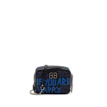 Balenciaga Camera Purse leather Black/multicolour