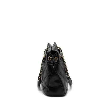 Chanel Matelasse Chain Tote Bag Caviar Black GHW