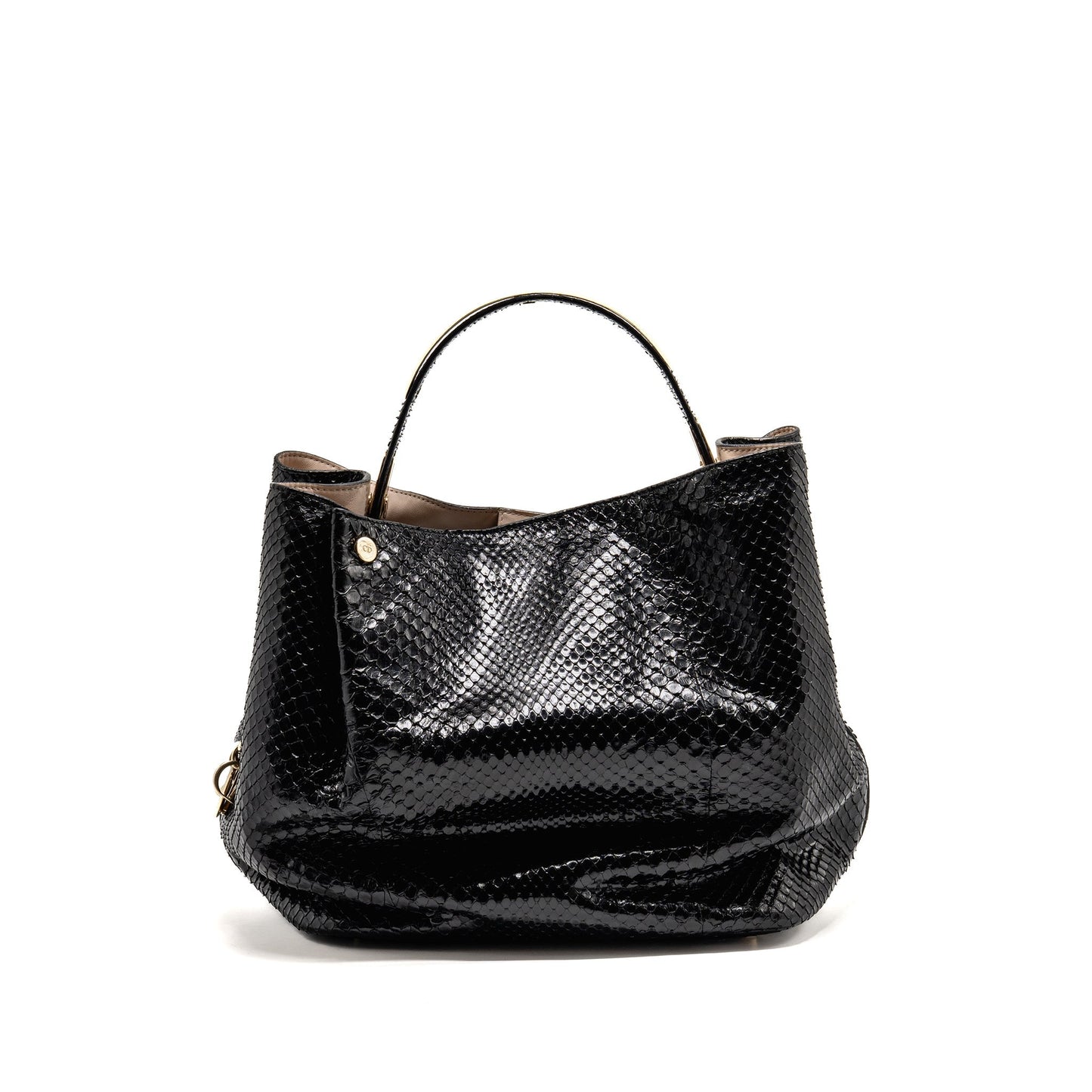 Dior Diorific tote Purse Python leather black