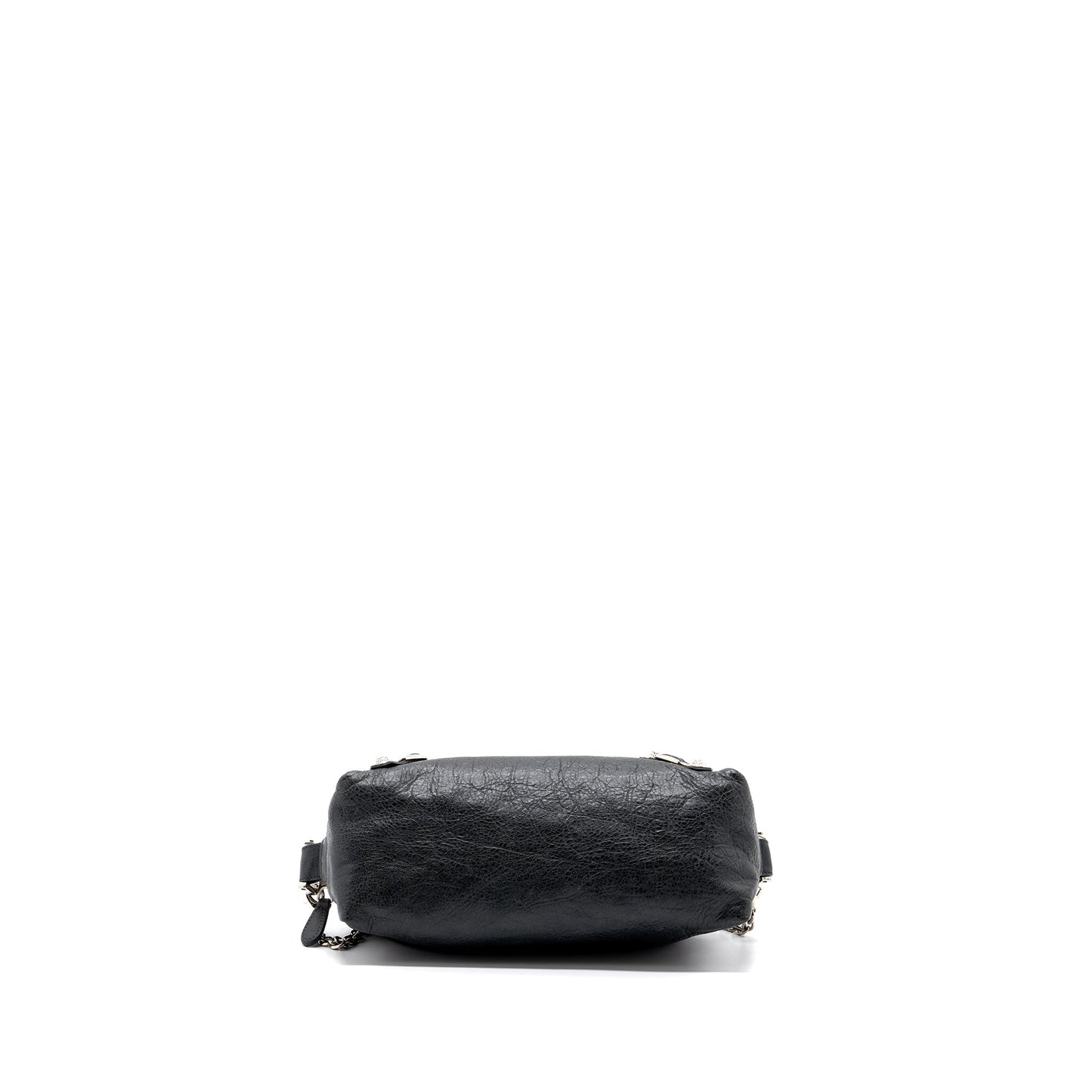 Balenciaga mini city crossbody chain Purse leather grey