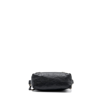Balenciaga mini city crossbody chain Purse leather grey