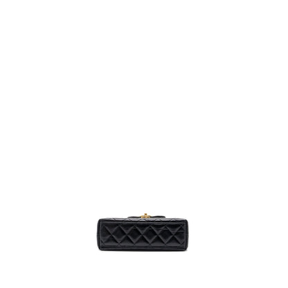 Chanel 23k Mini Shopping Tote Calfskin Black GHW(Microchip)