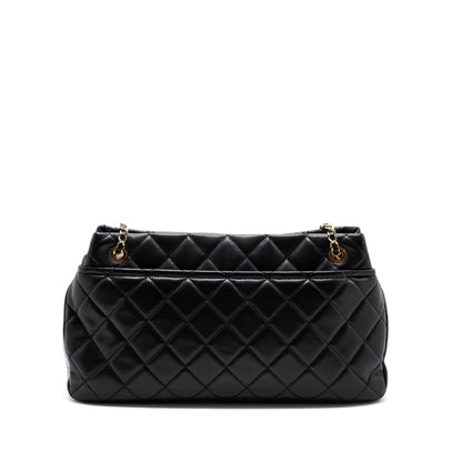 Chanel Matelasse Chain Tote Bag Caviar Black GHW