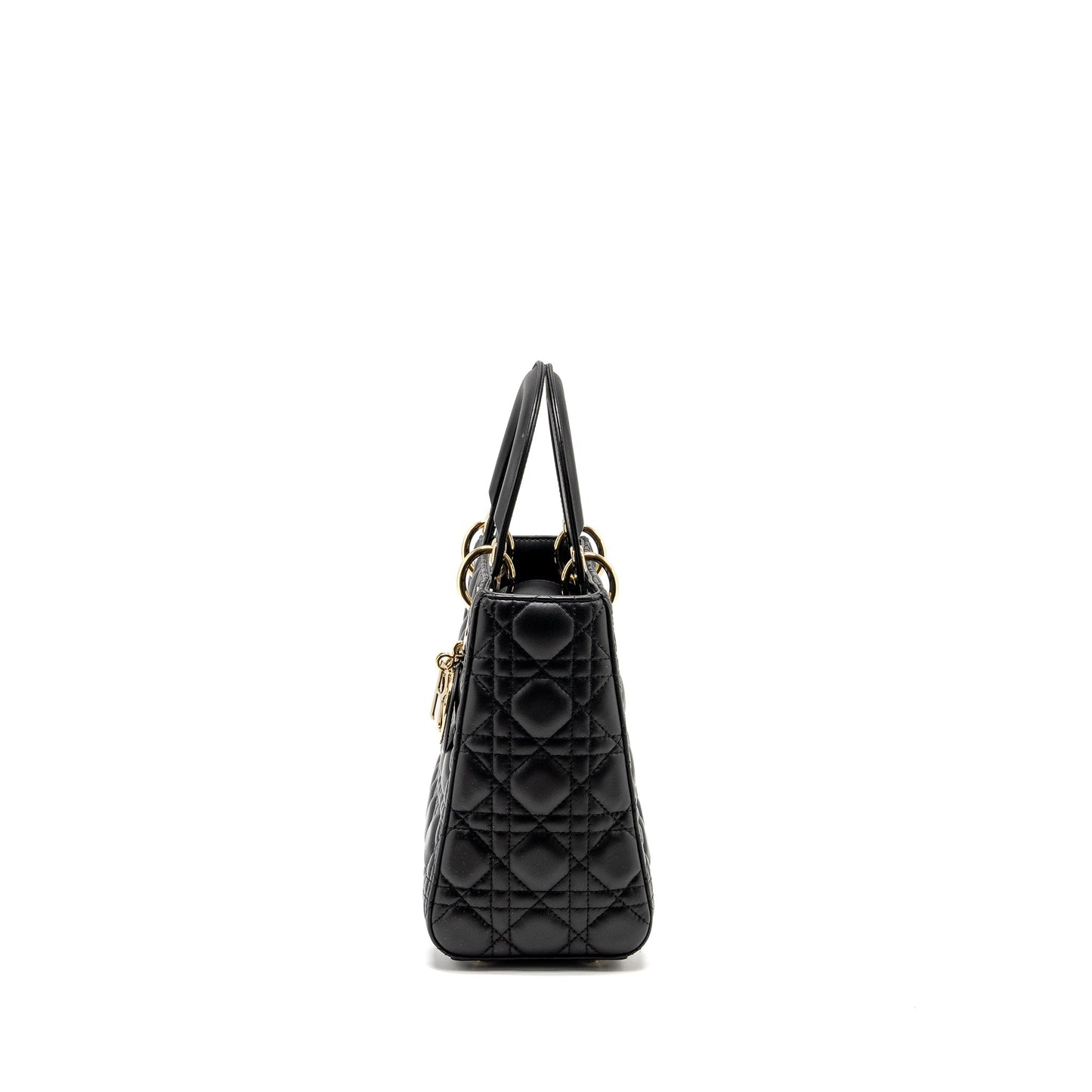 Dior Medium Lady Dior Lambskin Black