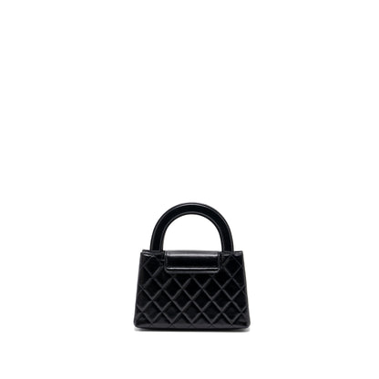 Chanel 23k Mini Shopping Tote Calfskin Black GHW(Microchip)