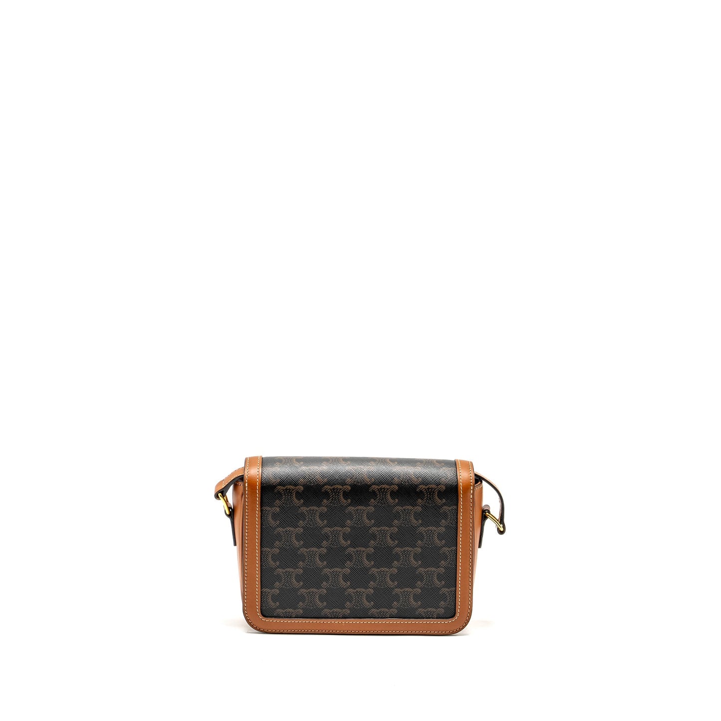 Celine Teen Triomphe Purse in triomphe canvas / calfskin Brown / Multicolour