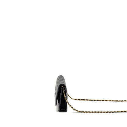 Chanel Classic Wallet On Chain Caviar Black GHW (Microchip)