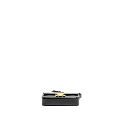 Celine Triomphe Mini Purse Calfskin Black