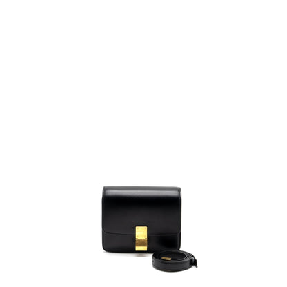 Celine mini classic box Purse calfskin black