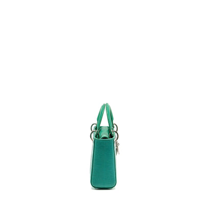 Dior Mini Lady Dior Lizard Green Crystal