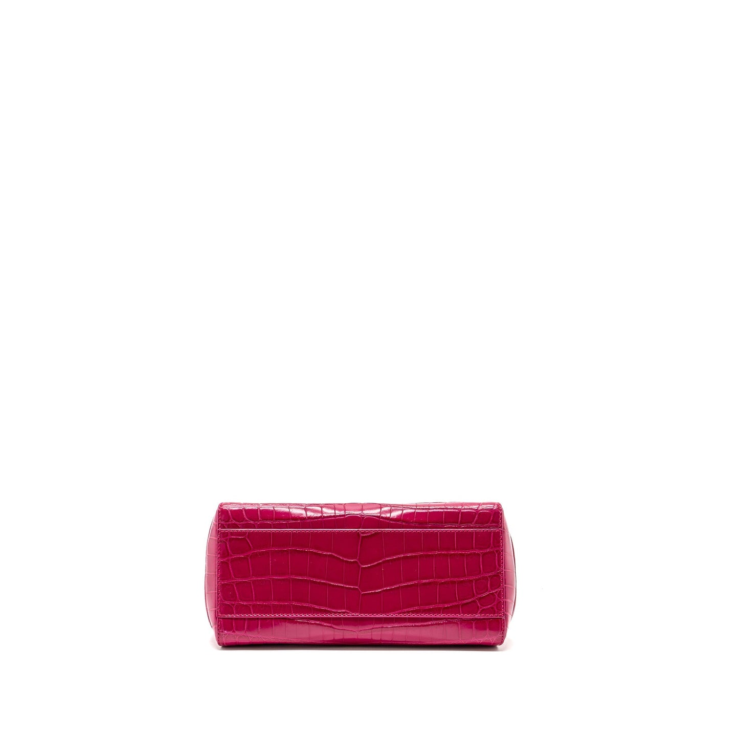 Fendi mini peekaboo Purse crocodile pink
