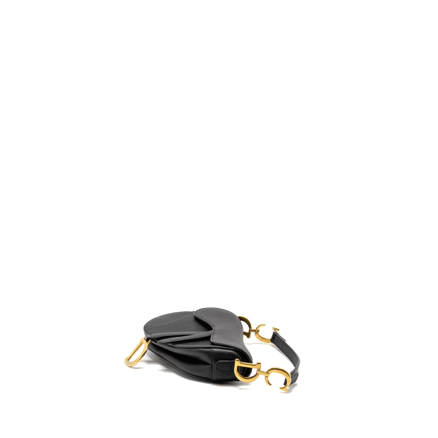 Dior Saddle Purse Calfskin Black