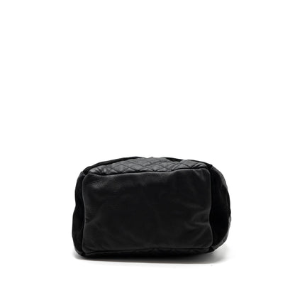 Chanel Bucket Bag Goatskin/Sue Calfskin Black SHW