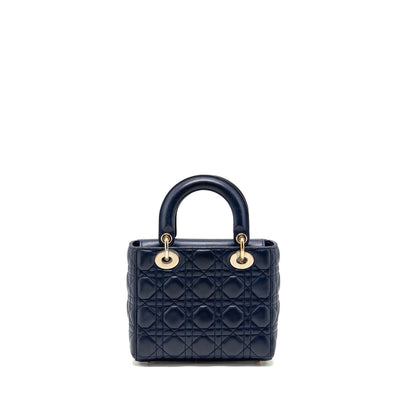 Dior My Small Lady Dior Lambskin Dark Blue